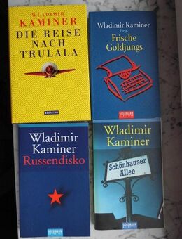 Wladimir Kaminer Bestseller 4 Bücher zus. 6,- Die Reise nach Trulala, Schönhauser Allee, Russendisko, Frische Goldjungs - Flensburg