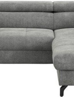 COTTA Ecksofa Aura L-Form, B: 260 cm, mit Bettfunktion, Bettkasten & Kopfteilverstellung