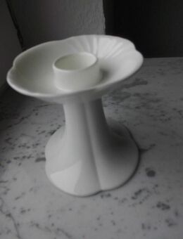 Villeroy & Boch Arco weiss: 1 Leuchter/Kerzenleuchter/Kerzenhalter/Kerzenständer 8,- , V&B, Bone China - Flensburg