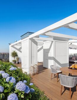 Penthouse mit weitläufiger Dachterrasse. Panoramablick auf Münchner Skyline - München