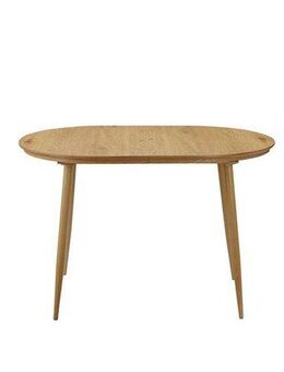 Home affaire Essgruppe Belleville Tischgruppe Stühle Ausziehtisch, (Set, 5-tlg), Tisch mit Einlegeplatte