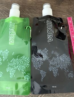2 neue faltbare Trinkflaschen gegen 1 Liter Hafermilch zu tauschen - Mönchengladbach