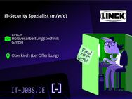 IT-Security Spezialist (m/w/d) - Oberkirch