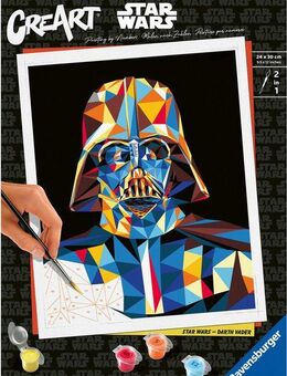 Ravensburger Malen nach Zahlen CreArt, Star Wars - Darth Vader, Made in Europe