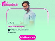 Qualitätsmanager (m/w/d) - Konstanz