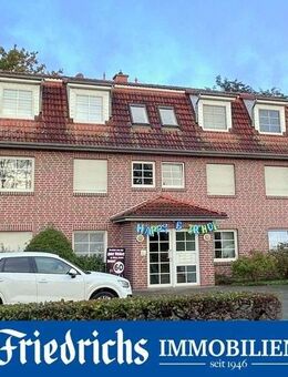 Kapitalanlage! Charmante 3-Zimmer-OG-Wohnung mit Balkon u. Stellplatz in zentraler Lage von Edewecht - Edewecht