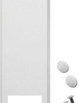 SCHELLENBERG Gurtwickler-Abdeckplatte Standard Maxi, 18,5 cm Lochabstand, langlebig aus Kunststoff, Zubehör für Einlassgurtwickler, Rollladen Abdeckblenden für Gurtwickler und Einlasswickler