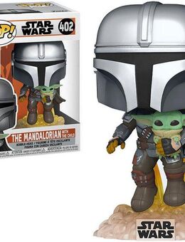 Funko Actionfigur Funko POP Star Wars The Mandalorian with the Child
