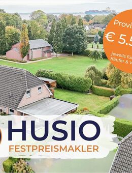 Modernes Einfamilienhaus mit großem Grundstück an der Elbe - Brokdorf