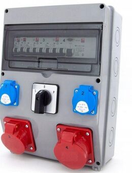 Elektro Wandverteiler 16A 32A 230V mit Hauptschalter Baustrom - Wuppertal