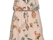 Buffalo Bandeaukleid mit Zierknopfleiste, Minikleid, Sommerkleid, schulterfrei
