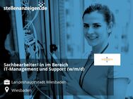 Sachbearbeiter/-in im Bereich IT-Management und Support (w/m/d) - Wiesbaden
