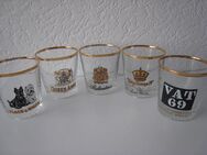 5 Whisky - Gläser, Vintage, auch einzeln - Neuss
