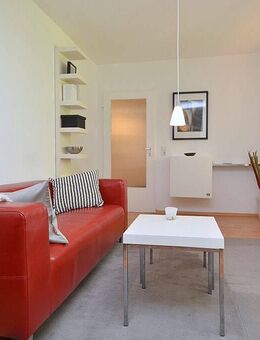 Sehr schöne möblierte 1,5-Zimmer Wohnung mit Balkon im Wiesbadener Rheingauviertel - Wiesbaden