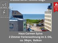 WESTERLAND: Beste Lage- 2 Zimmerwohnung am Strandübergang - Sylt