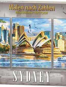 Schipper Malen nach Zahlen Meisterklasse Triptychon - Sydney, Made in Germany