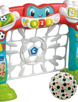 Clementoni® Lernspielzeug Baby Clementoni, Interaktives Fußballtor, mit Licht u. Sound, Made in Europe, FSC® - schützt Wald - weltweit