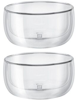 Zwilling Gläser-Set Sorrento, Borosilikatglas, Doppelwandig, Borosilikatglas, 2-tlg., je 280 ml
