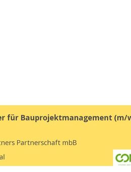 Projektleiter für Bauprojektmanagement (m/w/d) - Wuppertal