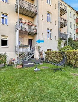 Gründerzeit-Charme trifft Idylle:3-Zimmer-Wohnung in Leipzig- Gohlis mit Parkett und Gartenzugang - Leipzig