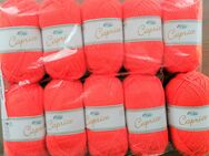 500g modisch weiches Garn Caprice von Rellana in neonorange - Dahme