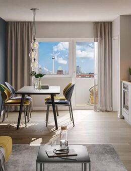 Mitte: Köpenicker Str.: ERSTBEZUG: LUXUS 1-Zi-NEUBAU-Whg. - 9. OG - 36 m² mit großem Balkon - Berlin