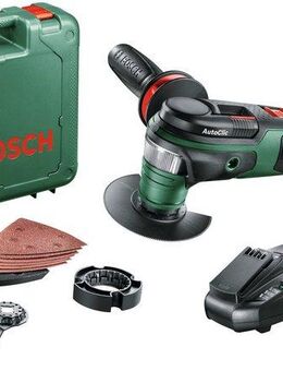 Bosch Home & Garden Akku-Multifunktionswerkzeug AdvancedMulti 18, 18 V, Set, mit Zubehörset, Akku 18V/2,5 Ah und Ladegerät