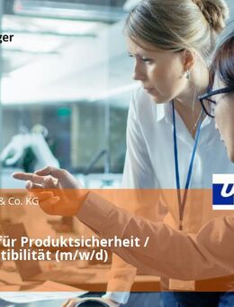 Manager für Produktsicherheit / Biokompatibilität (m/w/d) - Ulm