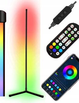 NEUHEIT STEHENDE ECKSTEHLEUCHTE LED RGB APKA FERNBEDIENUNG Ambiente Beleuchtung - Wuppertal