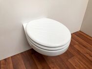 ADOB WC-Sitz Carina manhattan, mit Messing verchromten Scharnieren