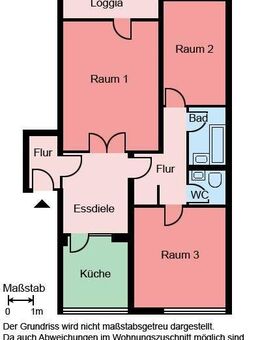 Etagenwohnung in Unna - 3 Zimmer, abwechslungsreiche Atmosphäre - Unna