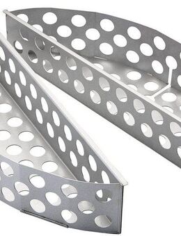 RÖSLE Kohlekorb 25033 (2-tlg), Körbe für gleichmäßige Hitze, für Kugelgrills mit 60 cm Ø, Stahl