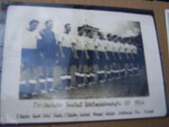 Einrahmung Fußball- WM 1954 u.Länderkampk Deutschland England 1938 - Kirchenlamitz