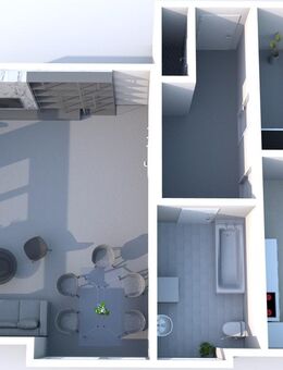 vermietete 2-Raum-Wohnung mit Balkon und Stellplatz in gepflegte Wohnanlage - Frankenberg (Sachsen)