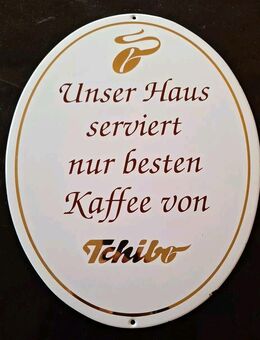Tchibo Emailleschild Original Gastronomie 38cm hoch 30cm breit Klimo Bongartz - Essen