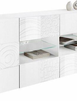 INOSIGN Sideboard Miro, Breite 241 cm mit dekorativem Siebdruck