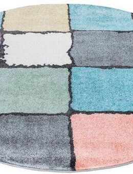 Carpet City Teppich YOUNG919, rund, Höhe: 11 mm, Moderner Jugend- Kinder Teppich, ideal für Jugendzimmer