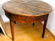 Alter runder Holztisch mit klappbarer Tischplatte - Reichenau