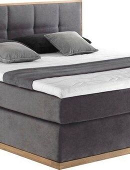 Places of Style Boxspringbett Vinton, aus massiver Eiche, verschiedene Härtegrade (auch H4)