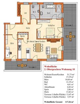 Penthouse mit EBK in Wernberg zu vermieten - Wernberg-Köblitz