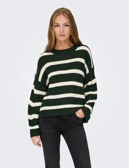 JDY Strickpullover JDYJUSTY L/S STRIPE PULLOVER KNT NOOS