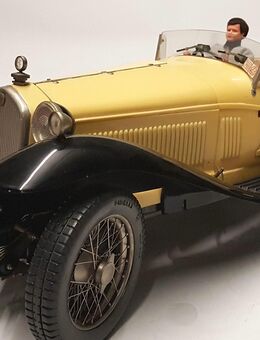 Pocher Fertigmodell Alfa Romeo 8C 2300 Spider Gran Sport 1932 K73, mit Glasvitrine + Fahrerfigur, top gebaut - Bovenden
