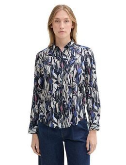 TOM TAILOR Langarmbluse mit All-Over Print