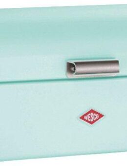 WESCO Brotkasten Grandy - Brotdose, Stahlblech, (1-tlg), Lüftungslöcher auf der Rückseite, Metallschaniere