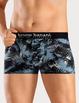 Bruno Banani Boxer Boxershorts für Herren (Packung, 4-St., 4er-Pack) mit Palmendruck und unifarben aus Baumwollmischung