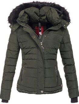 Navahoo Steppjacke Chloe hochwertige Winterjacke mit abnehmbarer Kapuze