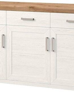 set one by Musterring Sideboard York, Typ 52, in 3 Farbvarianten, Landhaus-Stil, B 184 x H 95 cm