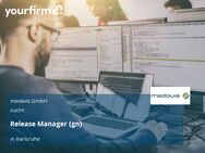 Release Manager (gn) - Karlsruhe