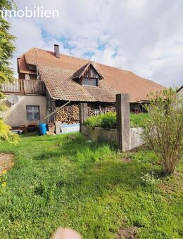 Eigenleistung lohnt sich - Handwerkerhaus mit Scheune, Stall,Garage, viel Ausbaufläche, kleiner Garten, in idyllischer Höhenlage, Zell i.W.-Gresgen - Zell (Wiesental)