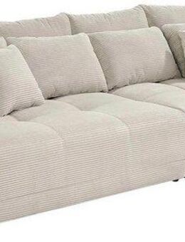 Jockenhöfer Gruppe Big-Sofa Moldau XXL, B: 306 cm, Mega-Sofa, mit Federkern & 4 Zierkissen